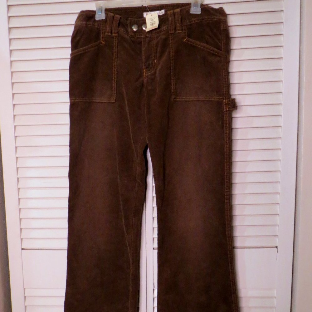 Abercrombie and Fitch Brown Corduroy womens pants Size 8 New with tag